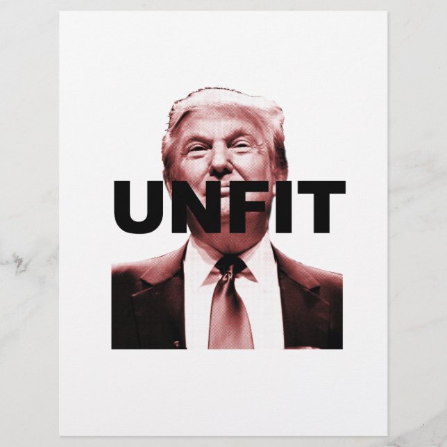 Unfähig, Präsident zu sein (Vorderseite)