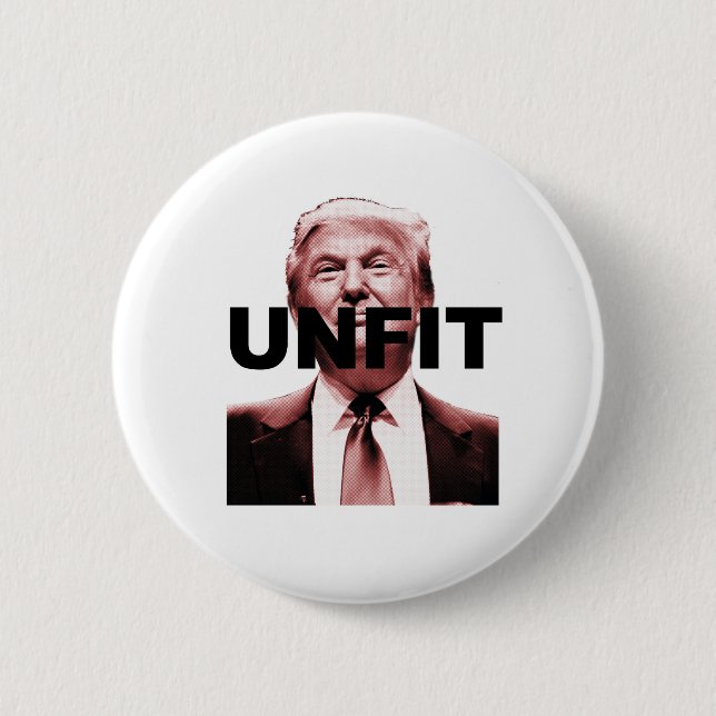 Unfähig, Präsident zu sein Button (Vorderseite)