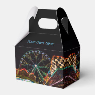 Unfaires Riesenrad beim nächtlichen benutzerdefin Geschenkschachtel