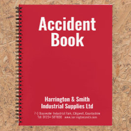 Unfallbuch für Unternehmen Notizbuch