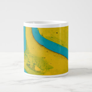 Unfälle werden 1 fett gelb blauer Trinkcup stattfi Jumbo-Tasse