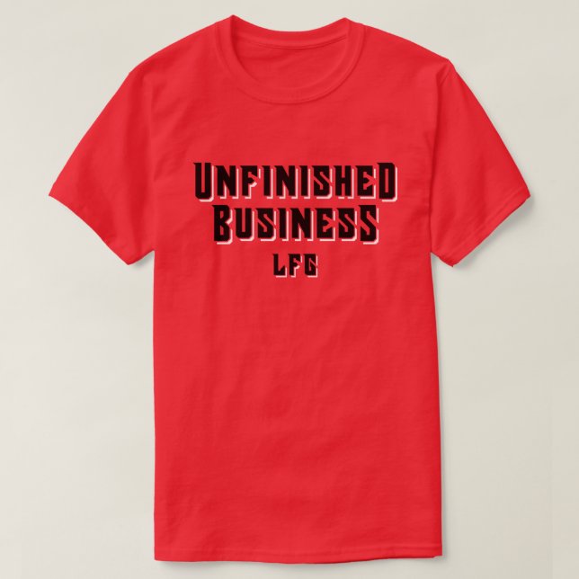 Unfertig T-Shirt (Design vorne)