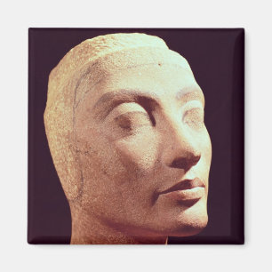 Unfertiger Kopf von Nefertiti, neues Königreich Magnet