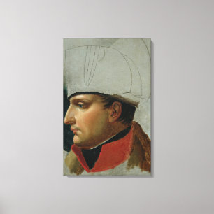 Unfertiges Porträt von Napoleon I Leinwanddruck