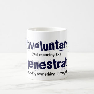 Unfreiwilliges Defenestration Verwandlungstasse