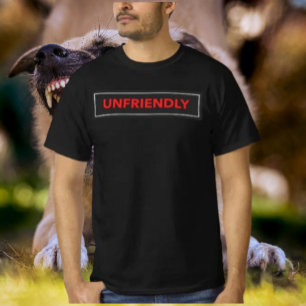 Unfreundliches Shirt – Grafik-T-Shirt mit kühner A
