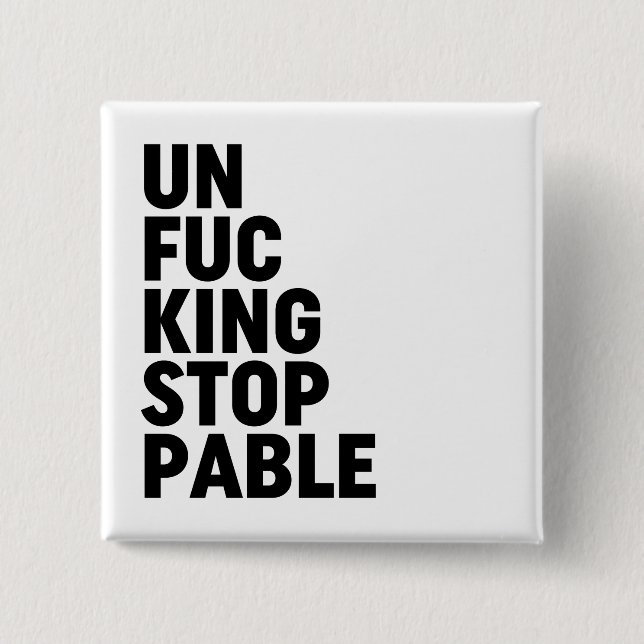 Unfu*kingstopp Button (Vorderseite)