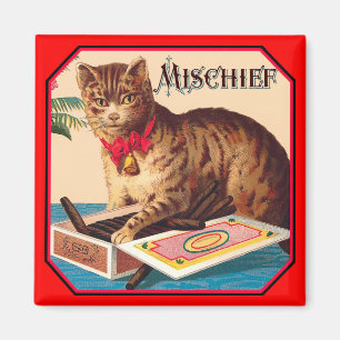 Unfug die Katze Magnet