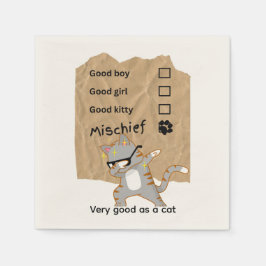 Unfug Katzen Serviette