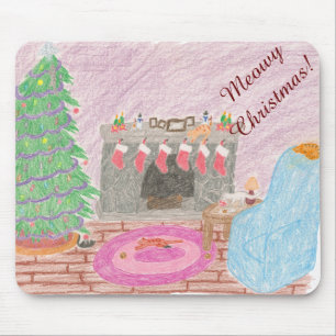 Unfug Miezekatze-mas (Weihnachten) Mousepad