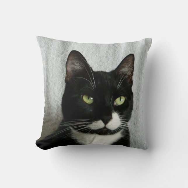 Unfug-Smokings-Katzen-Kissen Kissen (Vorderseite)