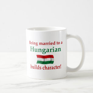 Ungar errichtet Charakter Kaffeetasse