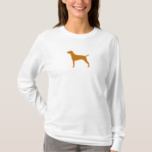 Ungar Vizsla Hundezucht-Silhouette T-Shirt