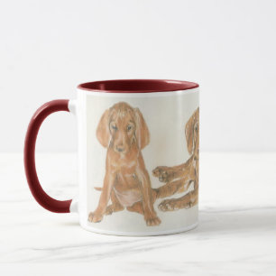 Ungar Vizsla Welpen Tasse