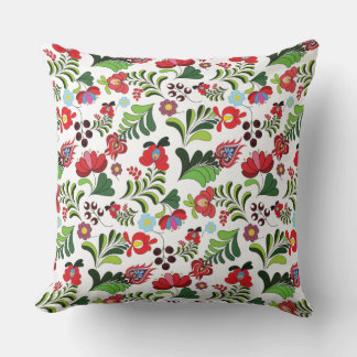 Ungarisch Freehand Floral Matyo Pattern Kissen