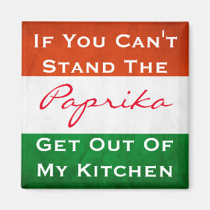 Ungarisch Paprika mit Flagge Magnet