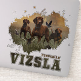 Ungarisch Vizsla Art Sticker