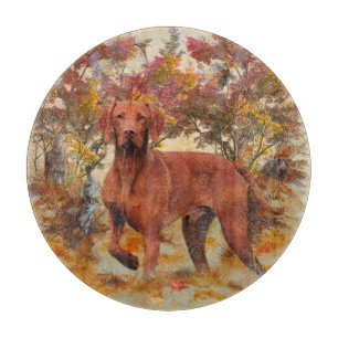 Ungarisch Vizsla art Throw Kissen Glass Untersetze Schneidebrett