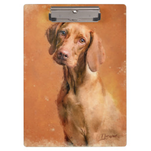 Ungarisch Vizsla Hund Kunstmalerei Klemmbrett