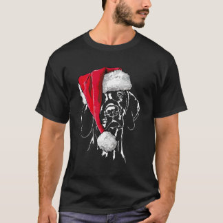 Ungarisch Vizsla Santa Dog Geschenk für Christma T-Shirt