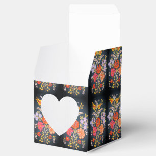 Ungarische Blumen -lebendige Farben Geschenkschachtel
