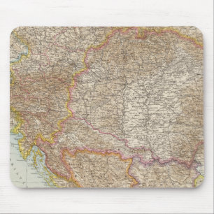 Ungarische Empire-Karte Mousepad