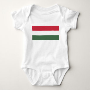 Ungarische Flagge Baby Strampler
