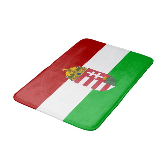 Ungarische Flagge Badematte (Schrägansicht)