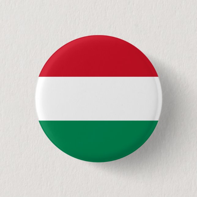 Ungarische Flagge Button (Vorderseite)