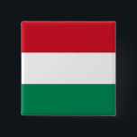 Ungarische Flagge Button<br><div class="desc">Anpassbare World Flag Produkte - Bitte fühlen Sie sich frei,  Ihren eigenen Text hinzuzufügen.</div>