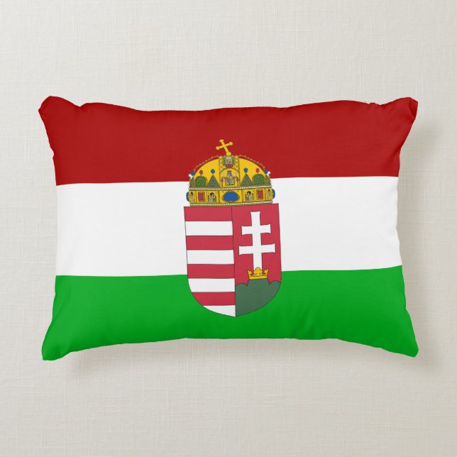 Ungarische Flagge Dekokissen (Vorderseite)