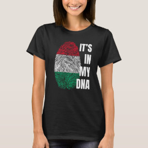 Ungarische Flagge Dna Fingerprint Ungarn T-Shirt