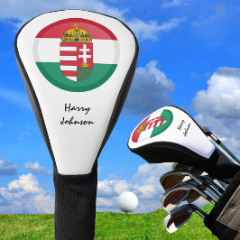 Ungarische Flagge, Emblem und Mit Monogramm Golf Golf Headcover