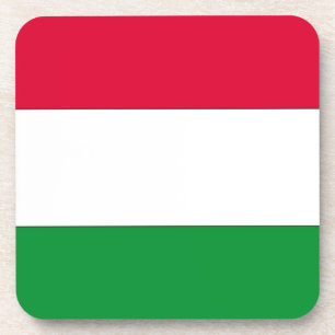 Ungarische Flagge, Flagge Ungarns Getränkeuntersetzer