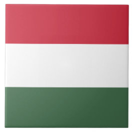 Ungarische Flagge Fliese