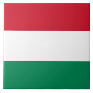 Ungarische Flagge Fliese