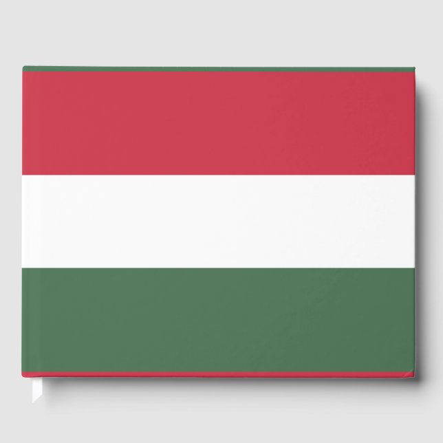 Ungarische Flagge Gästebuch (Vorderseite)