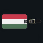 Ungarische Flagge Gepäckanhänger<br><div class="desc">Ungarische Flagge</div>