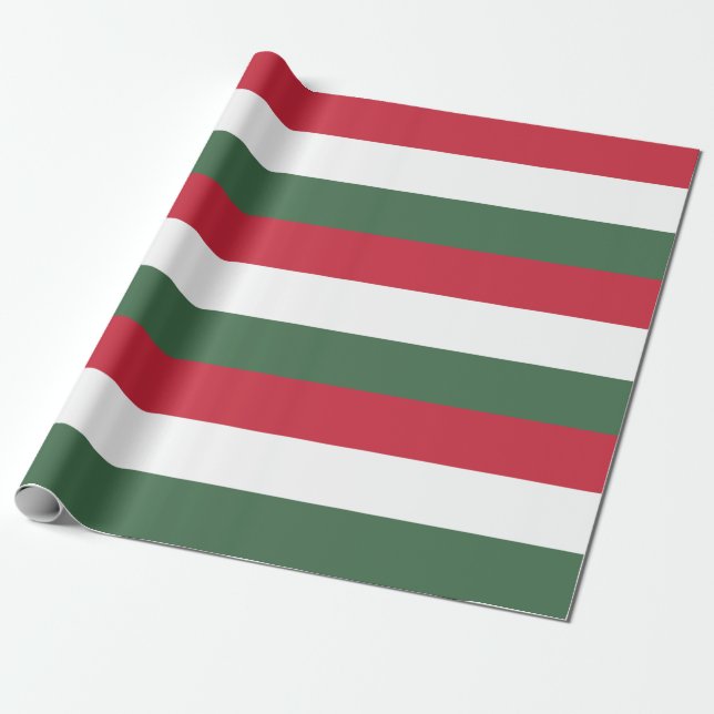 Ungarische Flagge Geschenkpapier (Ungerollt)