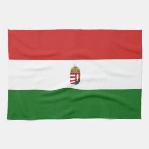 Ungarische Flagge Geschirrtuch