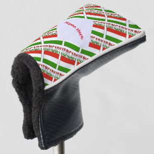 Ungarische Flagge geteerte Rote Personalisierung Golf Headcover