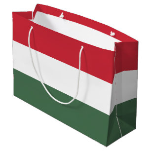 Ungarische Flagge Große Geschenktüte