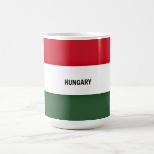 Ungarische Flagge Kaffeetasse