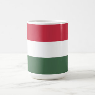 Ungarische Flagge Kaffeetasse