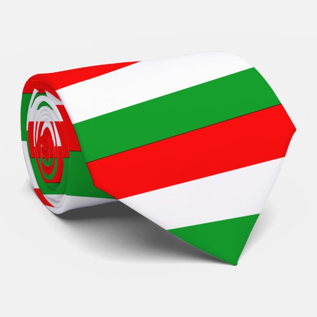 Ungarische Flagge Krawatte (Gerollt)