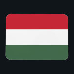 Ungarische Flagge Magnet<br><div class="desc">Patriotische Flagge Ungarns.</div>