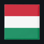 Ungarische Flagge Magnet<br><div class="desc">Anpassbare World Flag Produkte - Bitte fühlen Sie sich frei,  Ihren eigenen Text hinzuzufügen.</div>