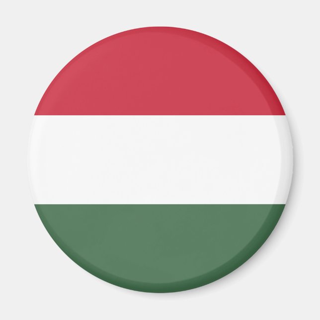 Ungarische Flagge Magnet (Vorne)