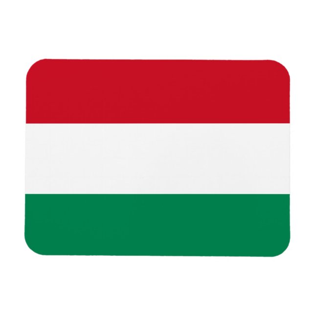 Ungarische Flagge Magnet (Horizontal)