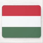 Ungarische Flagge Mousepad<br><div class="desc">Patriotische Flagge Ungarns.</div>